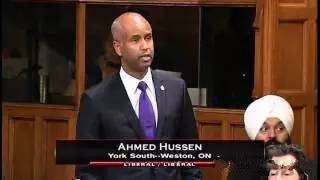 2017年加拿大移民部长阿哈迈德·哈桑(Ahmed Hussen)