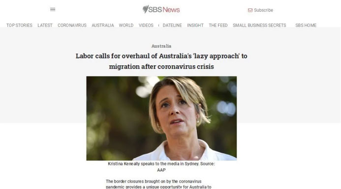 参议员重视澳洲永久移民