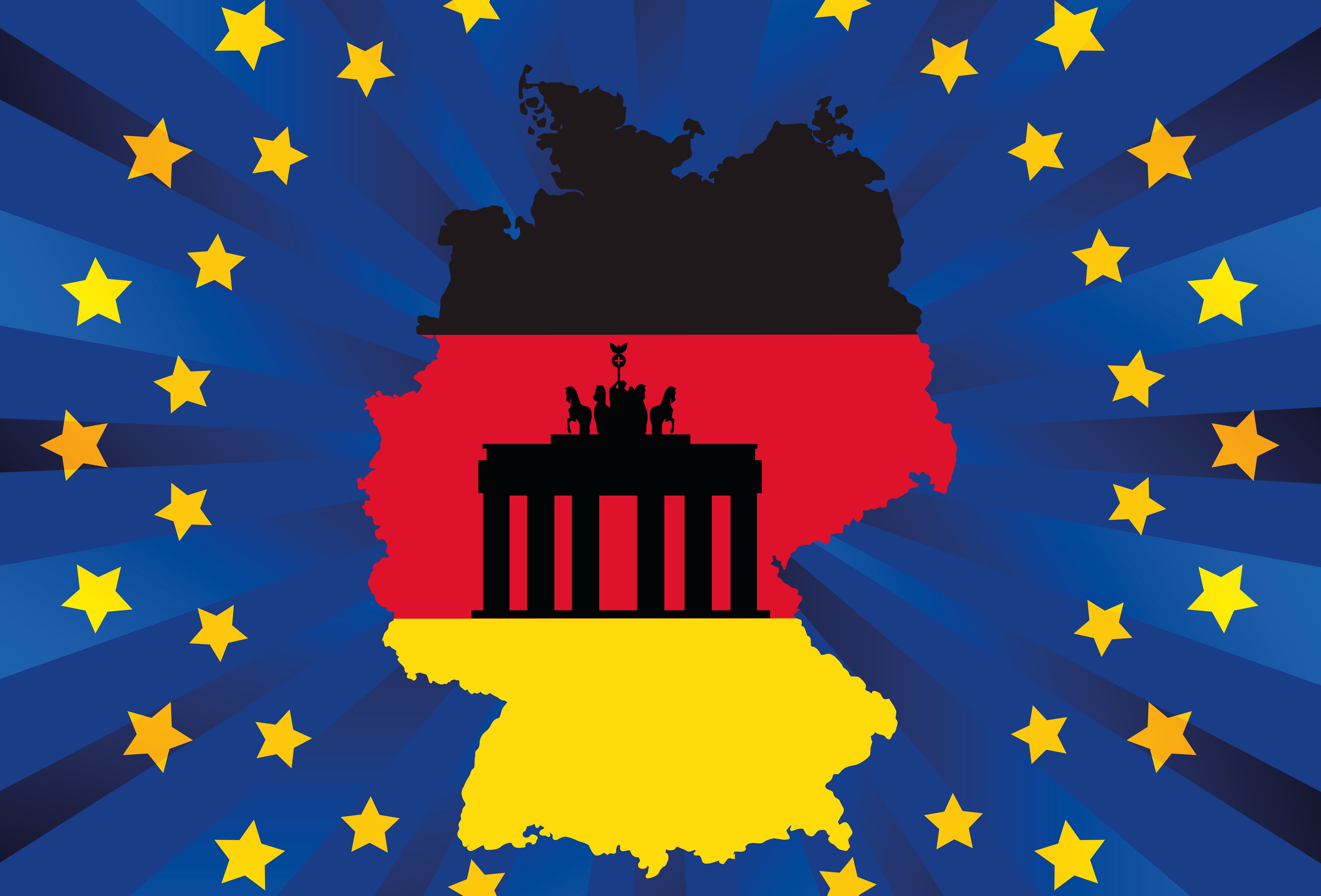 欧盟德国国旗